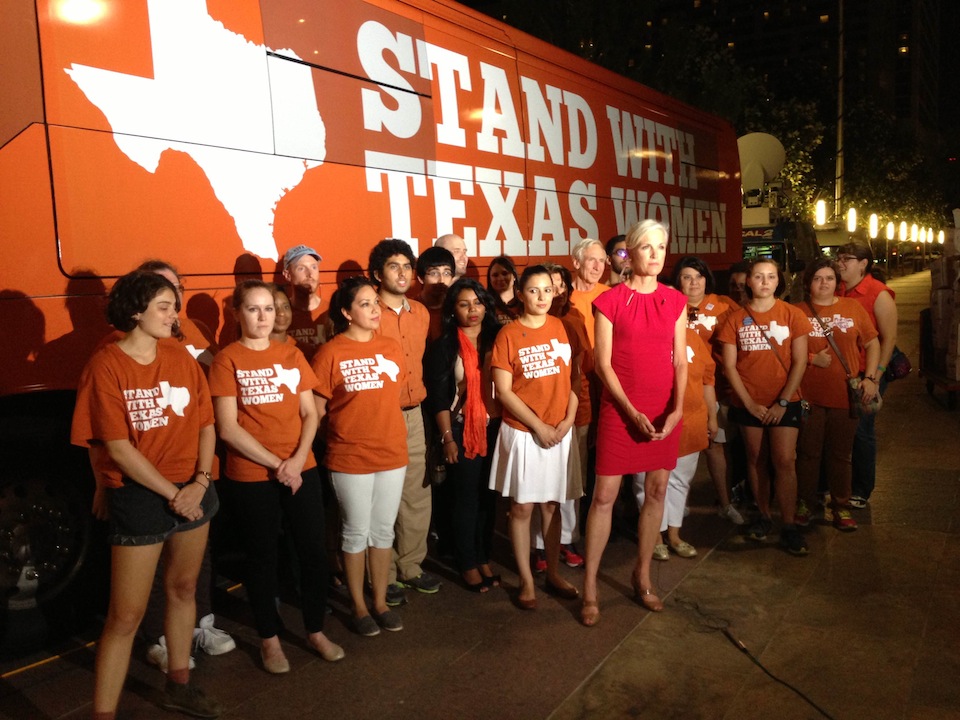 Stand with Texas Women Bus Tour