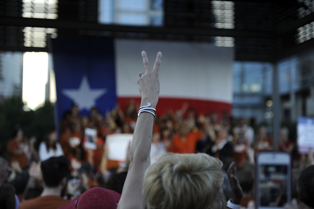 Stand with Texas Women Bus Tour