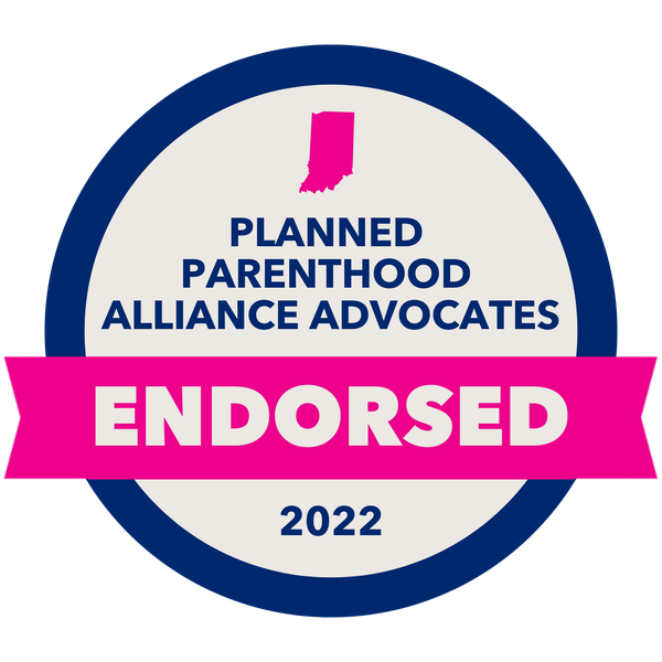 Planned Parenthood Alliance Advocates Endorsed – 2022 with map of Indiana