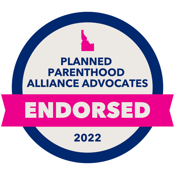 Planned Parenthood Alliance Advocates Endorsed – 2022 with map of Idaho