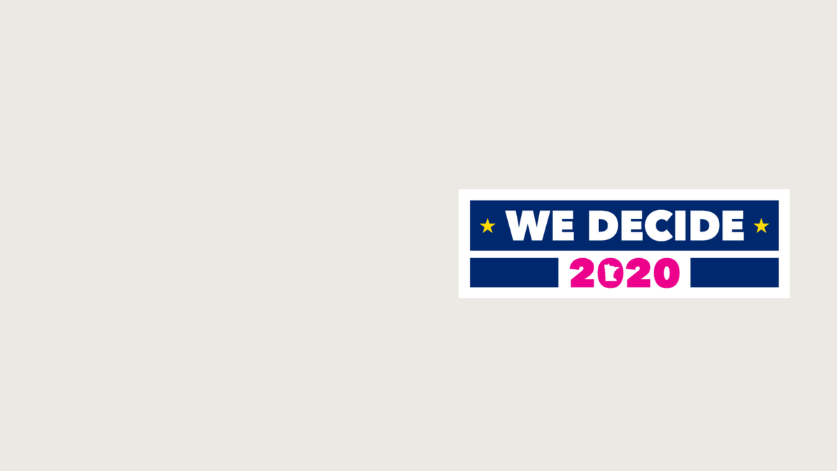 We Decide logo in dark blue and Planned Parenthood pink.